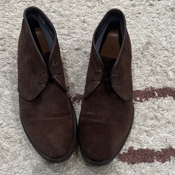 Aquatalia Other - Aquatalia Golliard Dark Brown Chukka Boots